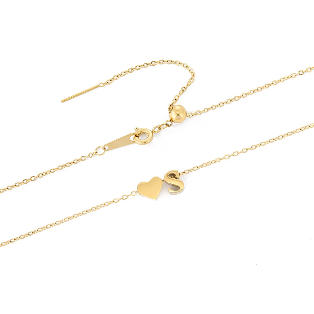 MILENA | INITIAL NECKLACE