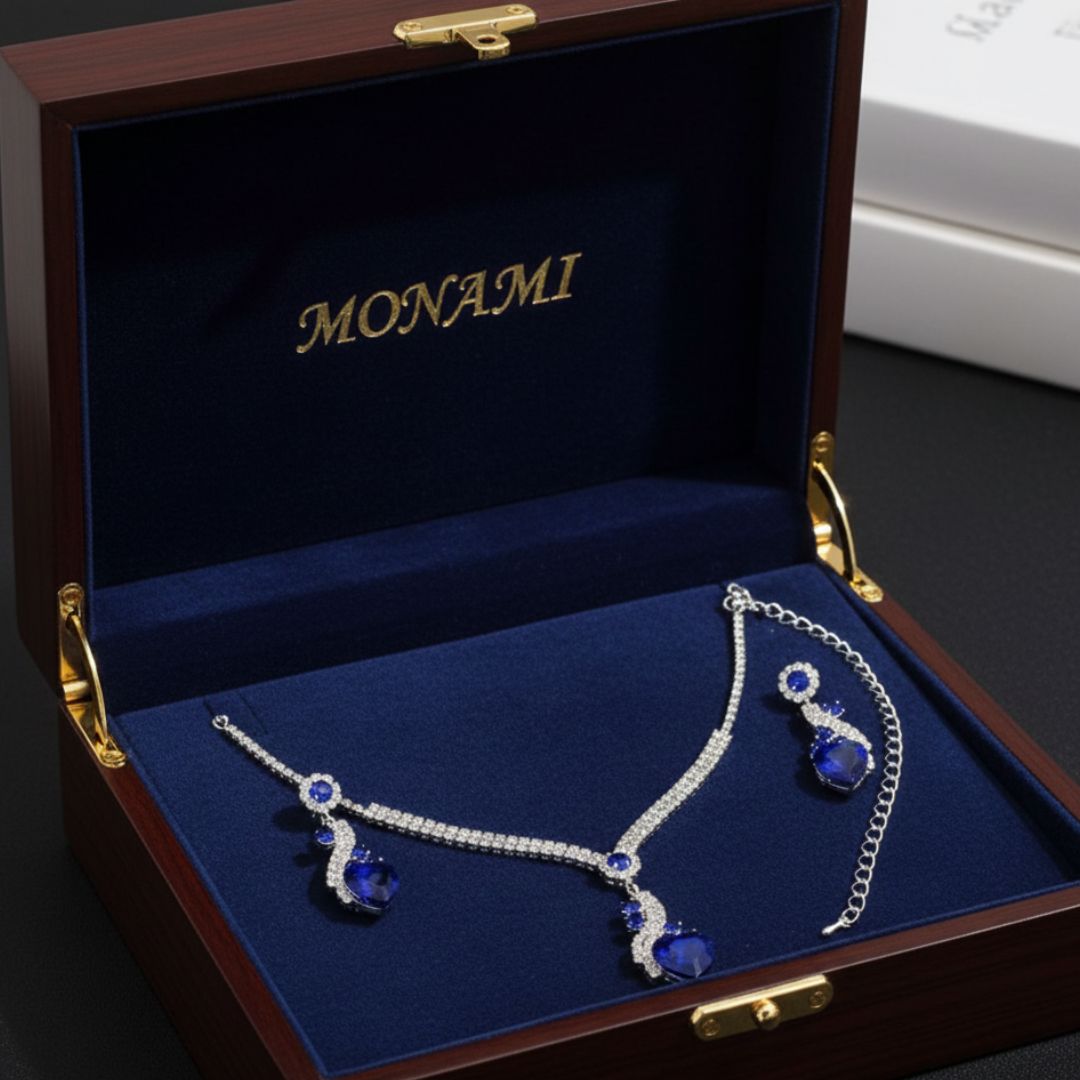 AMOUR | PREMIUM JEWELLERY SET WITH ZIRCONIA STONES