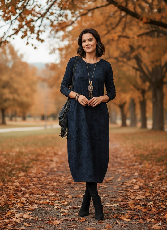 MADDY | WARM WINTER DRESS WITH ELEGANT CUT