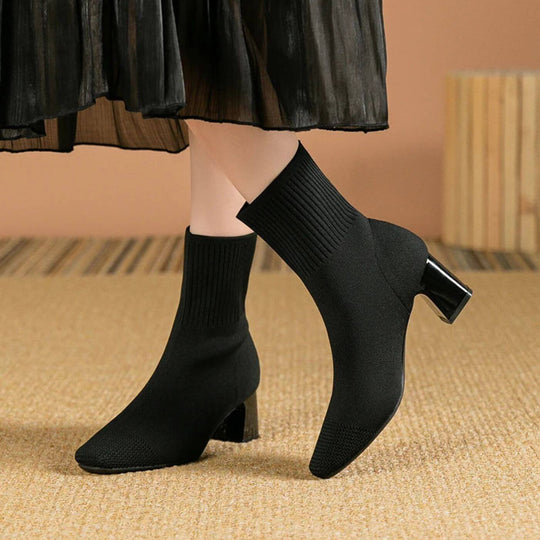 ROSIE | ELEGANT KNIT ANKLE BOOTS FOR EVERY OCCASION