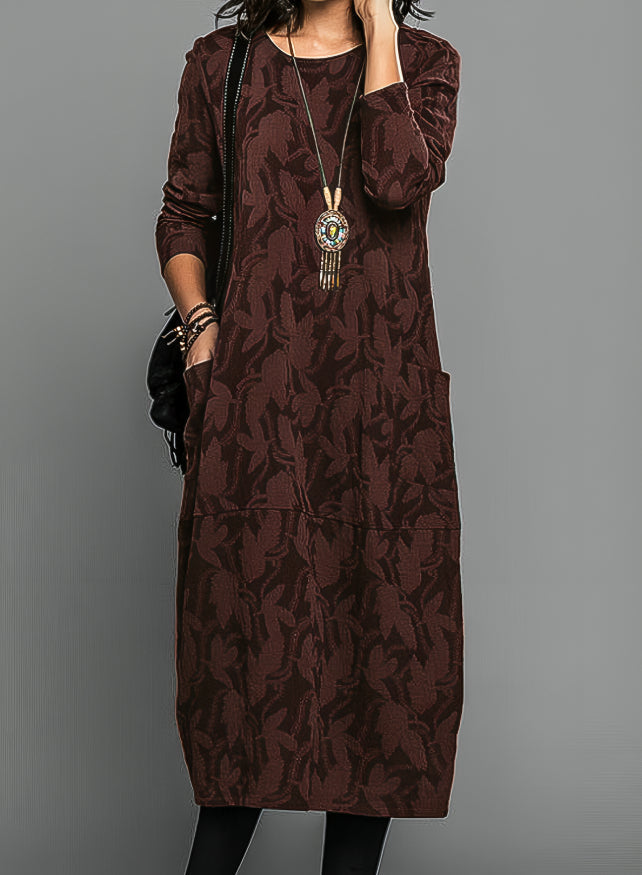 MADDY | WARM WINTER DRESS WITH ELEGANT CUT