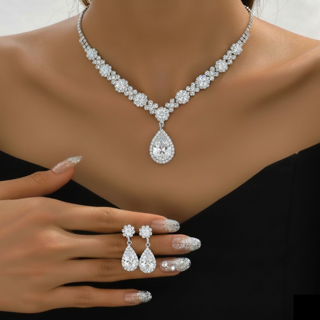 BELLA | PREMIUM JEWELLERY SET WITH ZIRCONIA STONES
