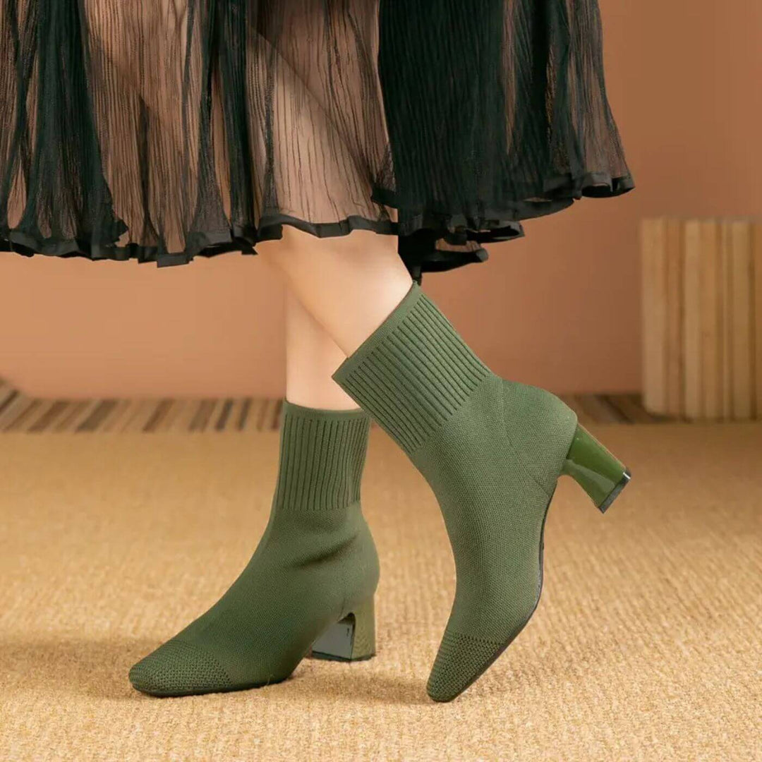 ROSIE | ELEGANT KNIT ANKLE BOOTS FOR EVERY OCCASION
