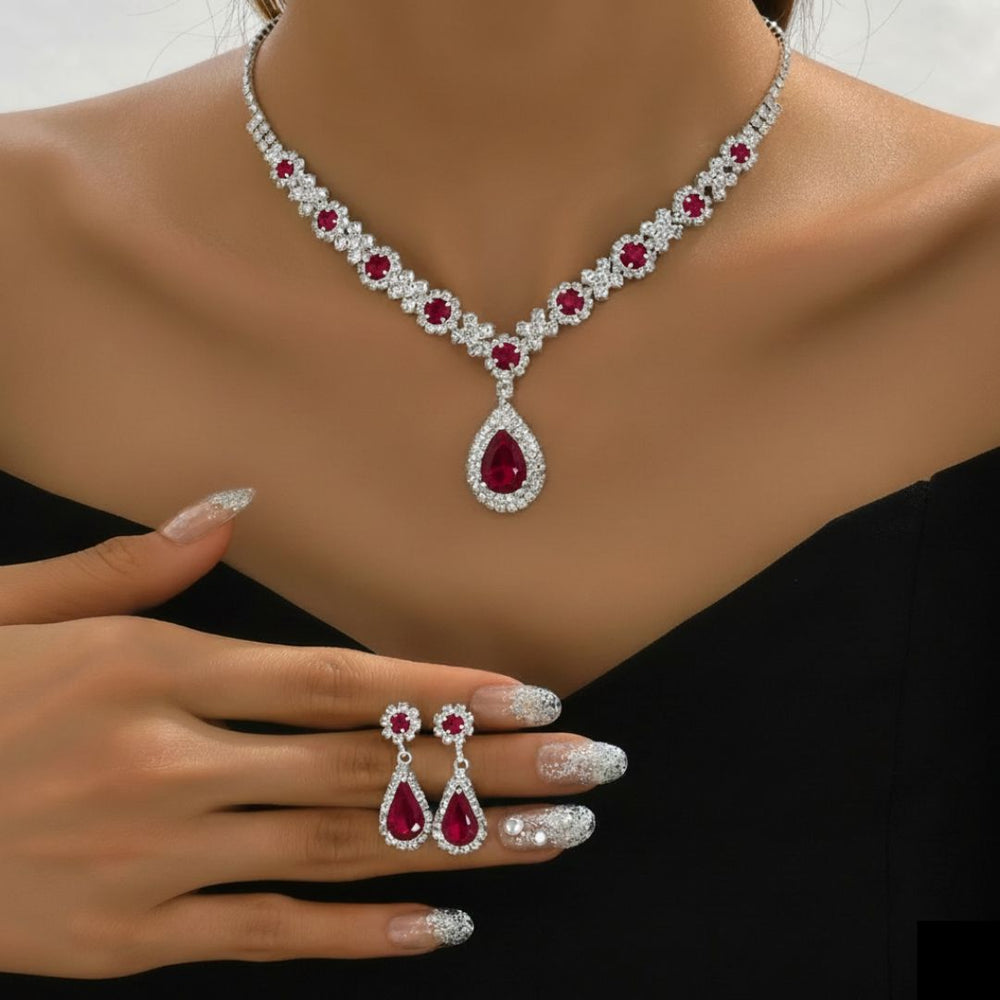 BELLA | PREMIUM JEWELLERY SET WITH ZIRCONIA STONES