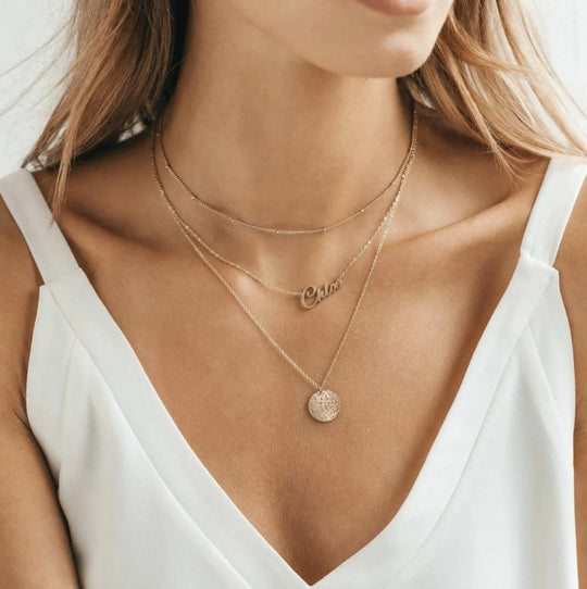 KAREN | NAME NECKLACE SET