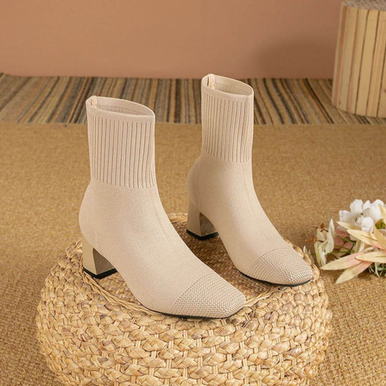 ROSIE | ELEGANT KNIT ANKLE BOOTS FOR EVERY OCCASION