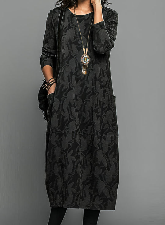 MADDY | WARM WINTER DRESS WITH ELEGANT CUT